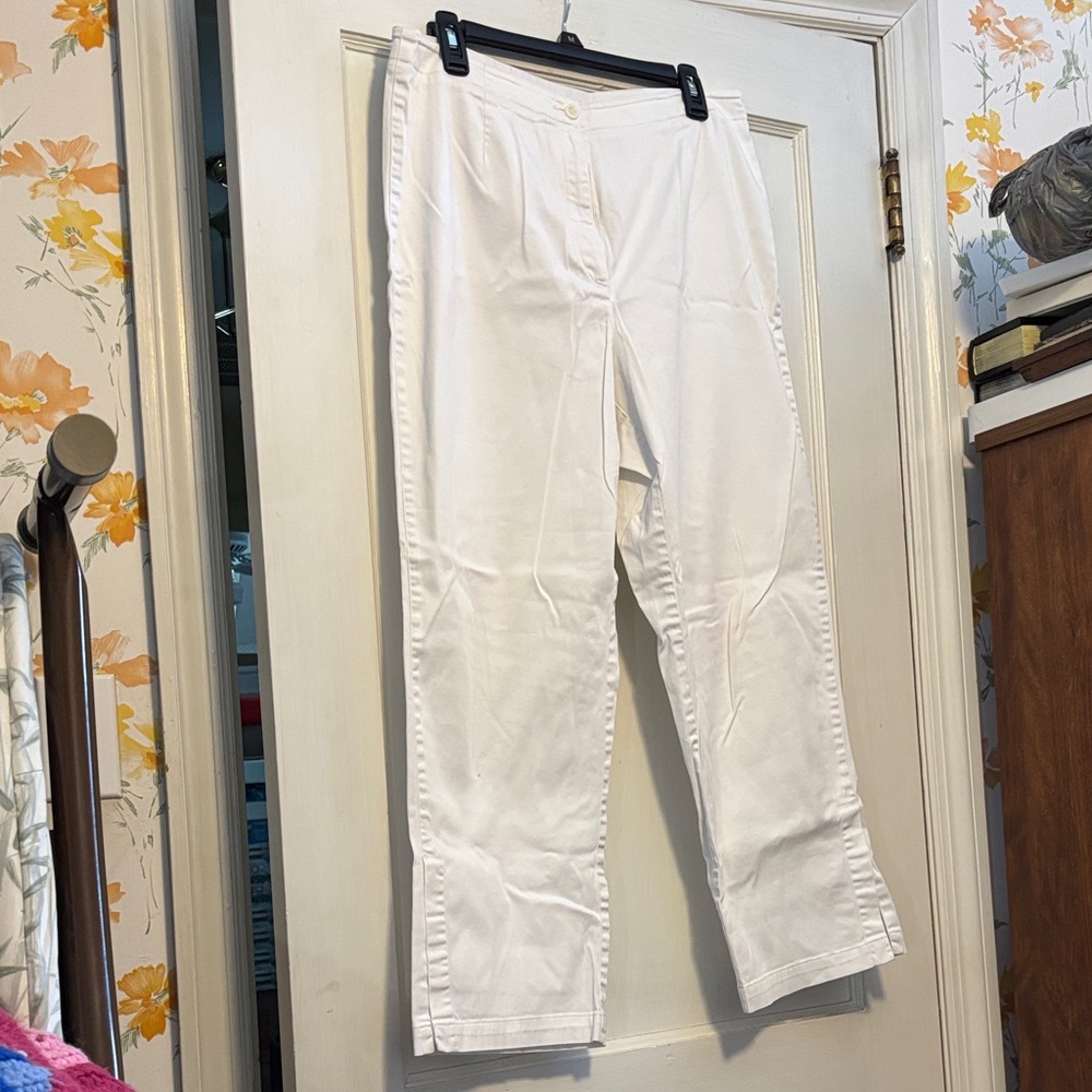 Liz Claiborne Off-White Cotton Pants